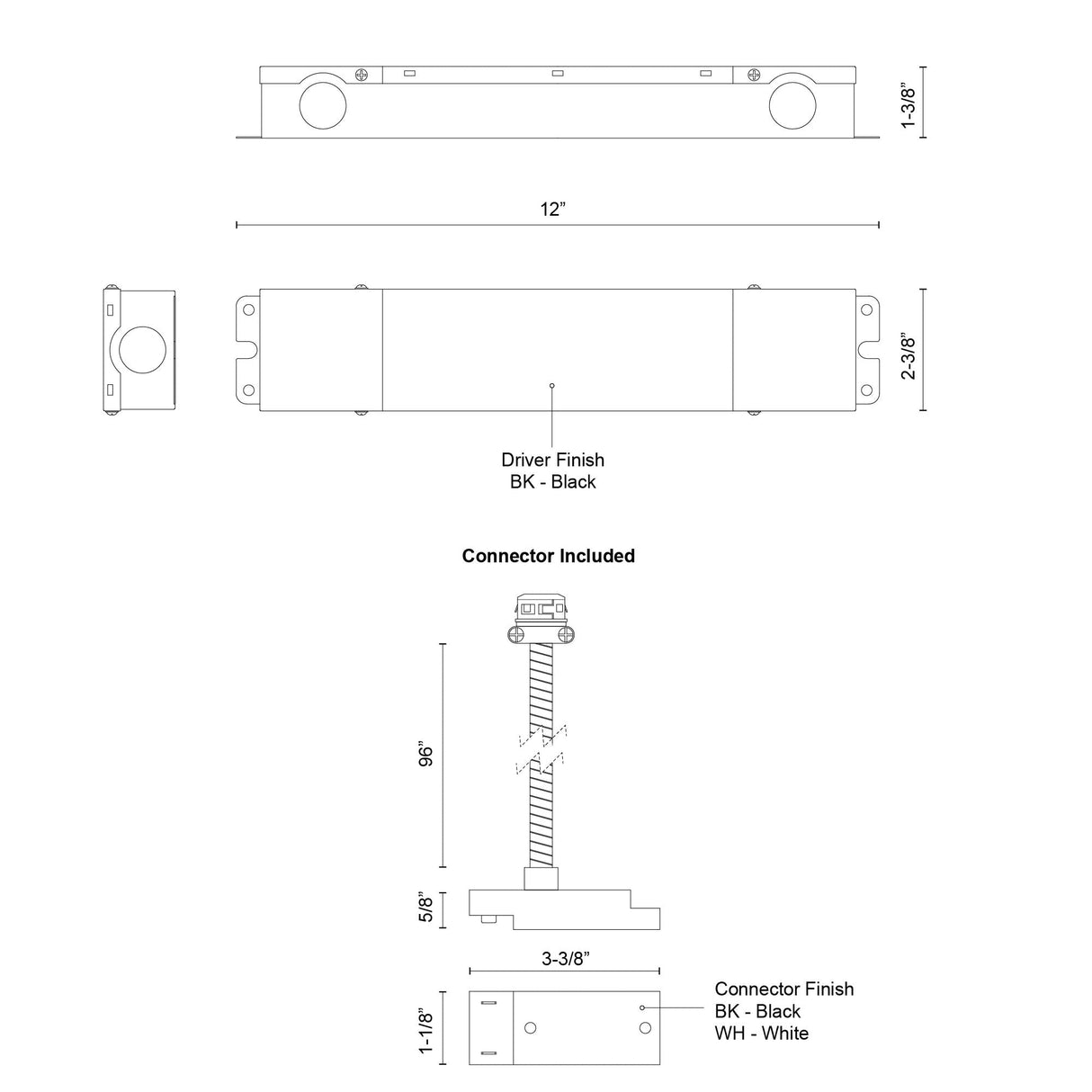 Kuzco Trilo Track 12-in Trilo Track Remote Driver