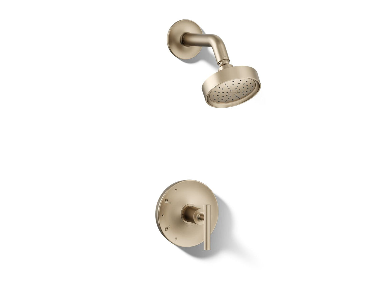Purist® Rite-Temp® shower trim kit with lever handle, 1.75 gpm