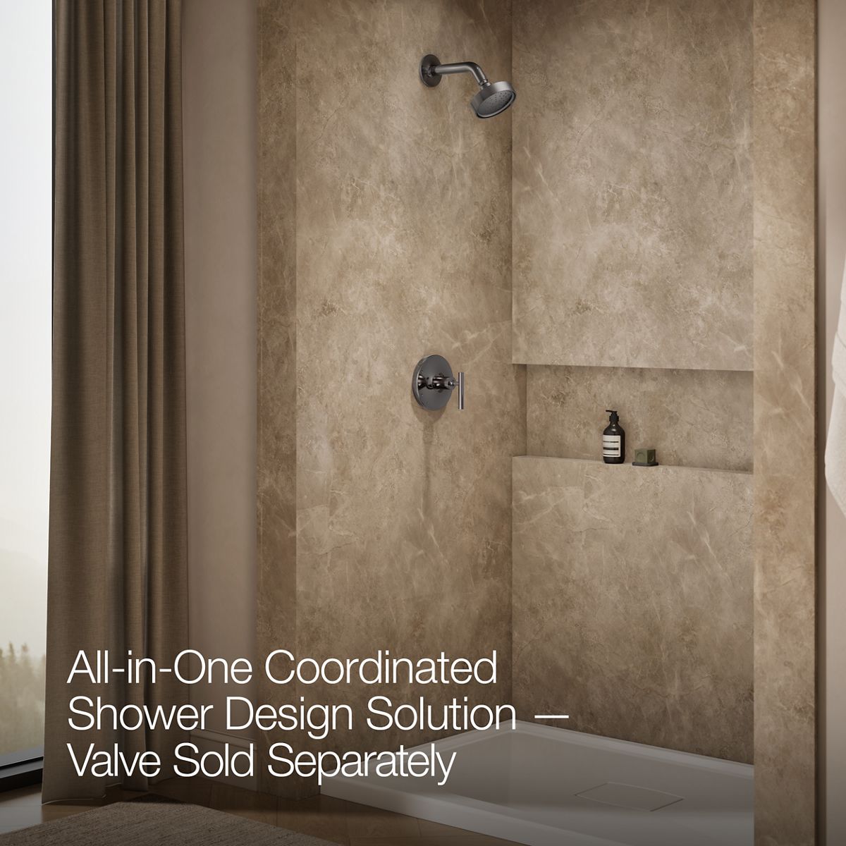 Purist® Rite-Temp® shower trim kit with lever handle, 1.75 gpm