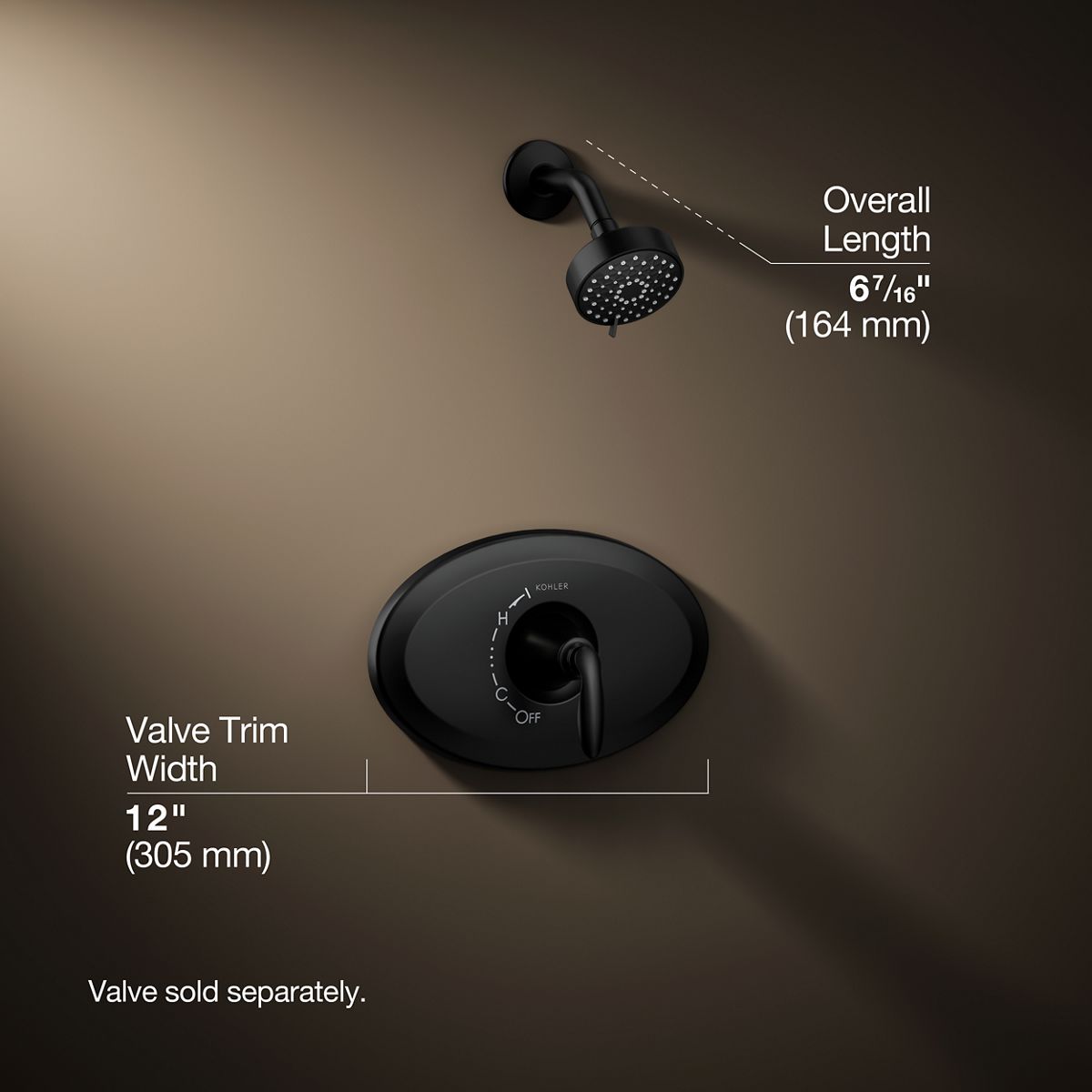 Remodel Rite-Temp® shower trim kit, 2.5 gpm