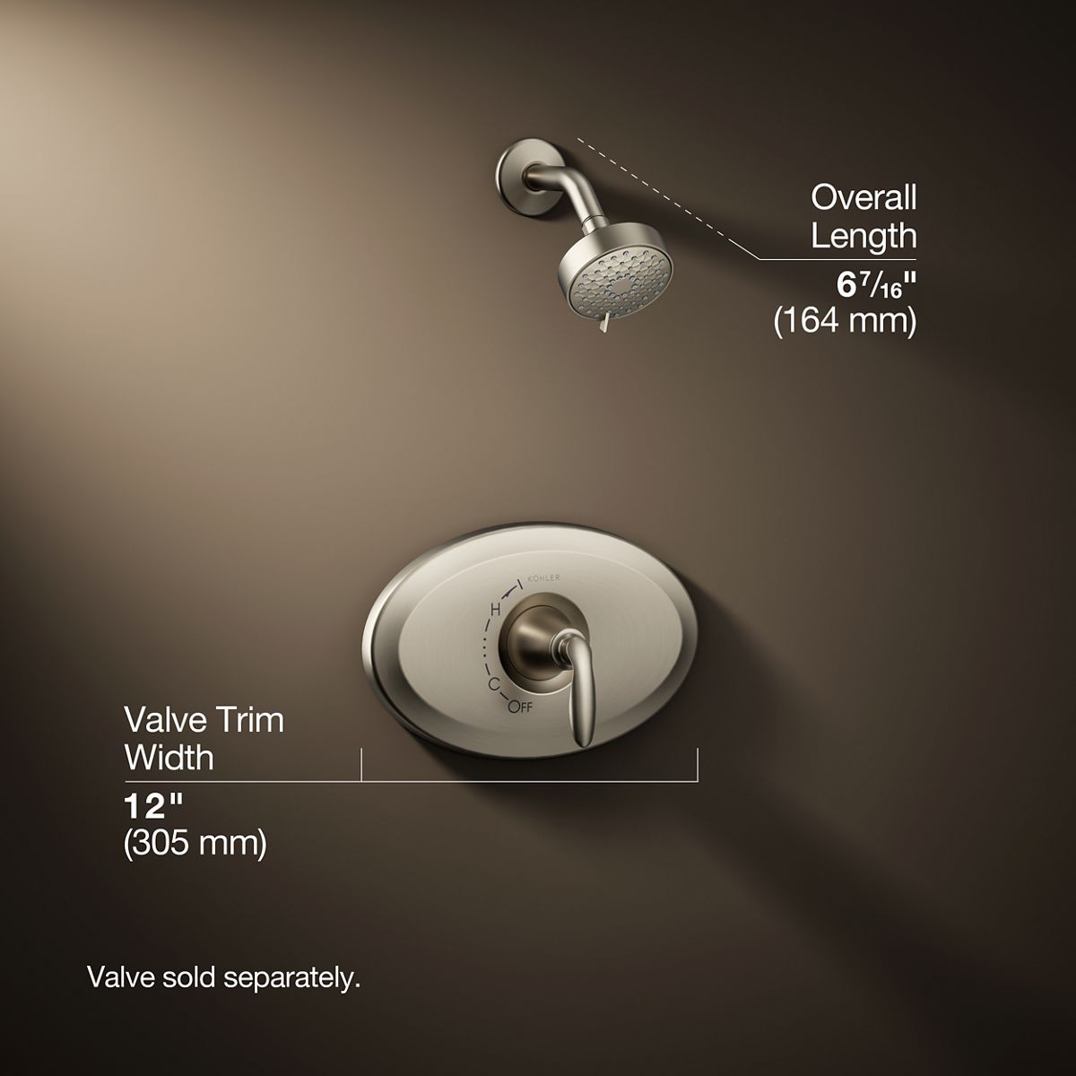 Remodel Rite-Temp® shower trim kit, 2.5 gpm