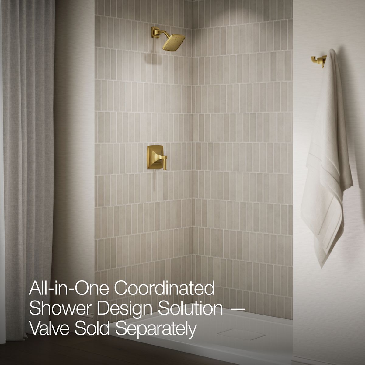 Riff® Rite-Temp® shower trim kit, 2.5 gpm