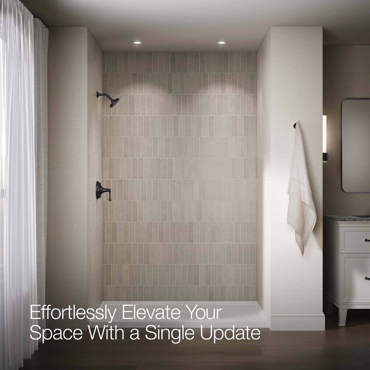 Buckley™ Rite-Temp® shower trim kit, 2.5 gpm