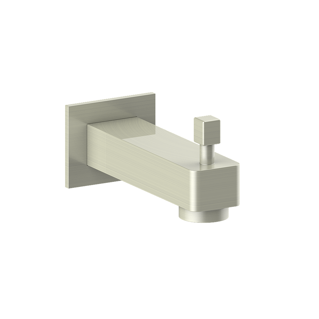 SQUARE TUB SPOUT WITH DIVERTER