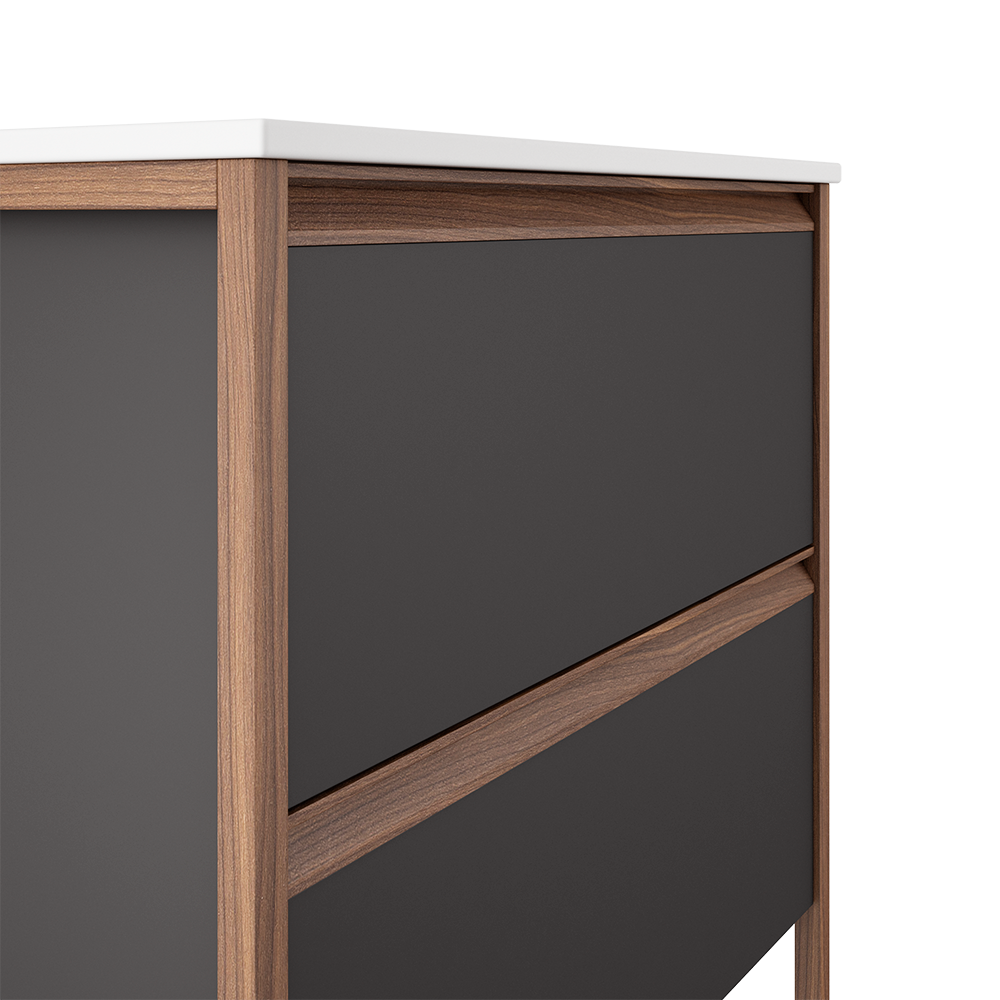 Tempo 31″ Two Drawer Freestanding Vanity