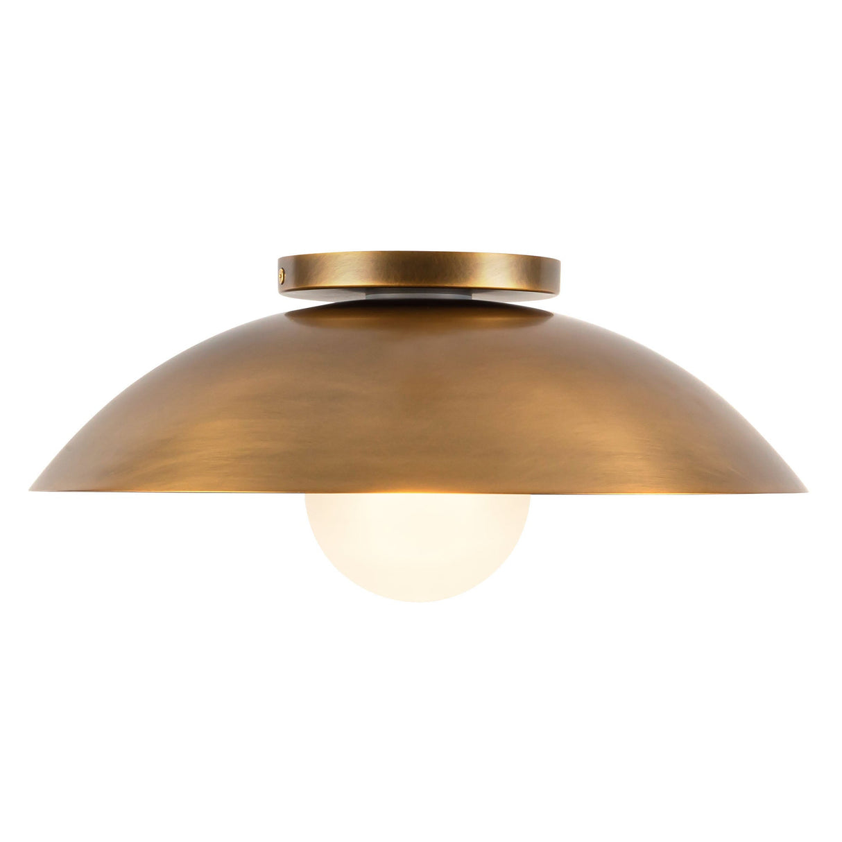 Kuzco Umbra 14-in (6-in Height) Semi-Flush Mount