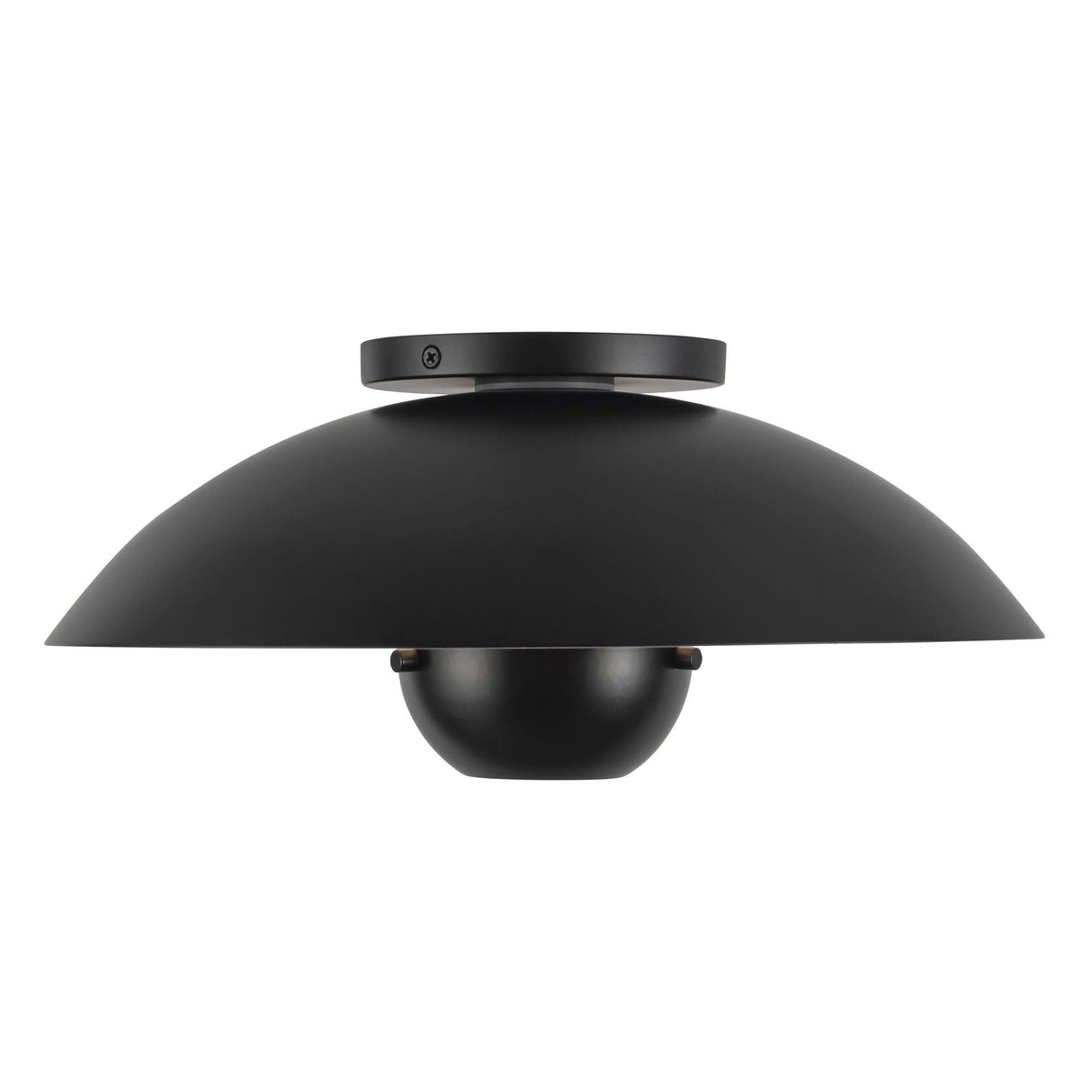 Kuzco Umbra 14-in (5-in Height) Semi-Flush Mount