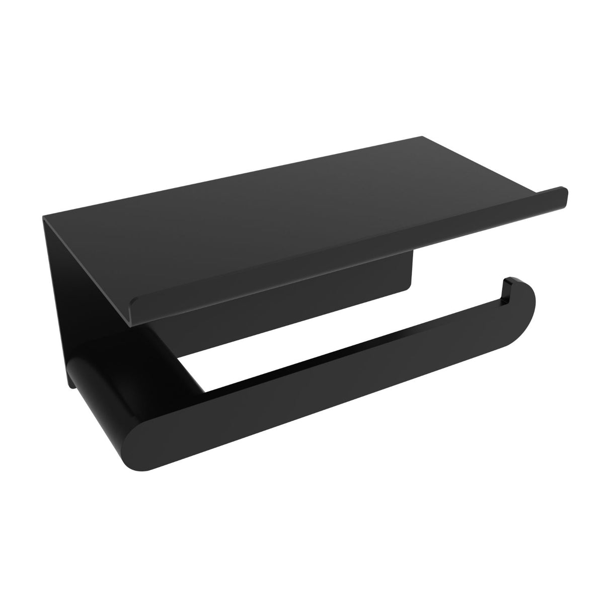 Flow Toilet Paper Holder With Shelf