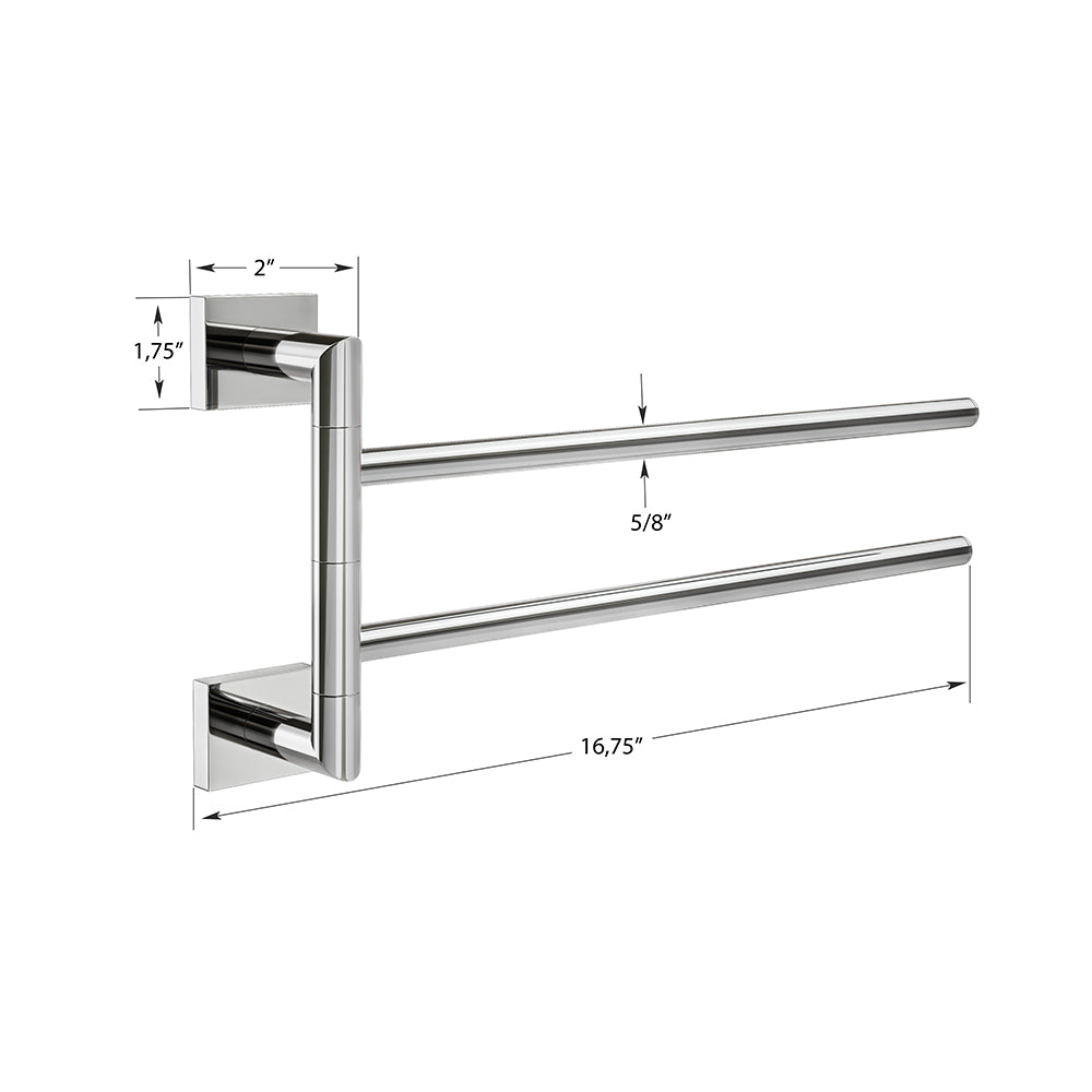Crater Swivelling Towel Bar