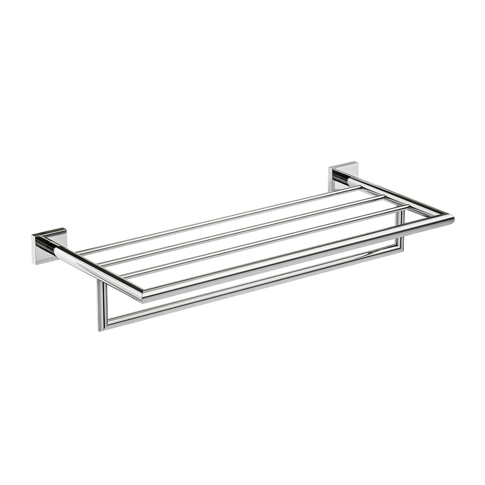 Crater Towel Shelf With Bar