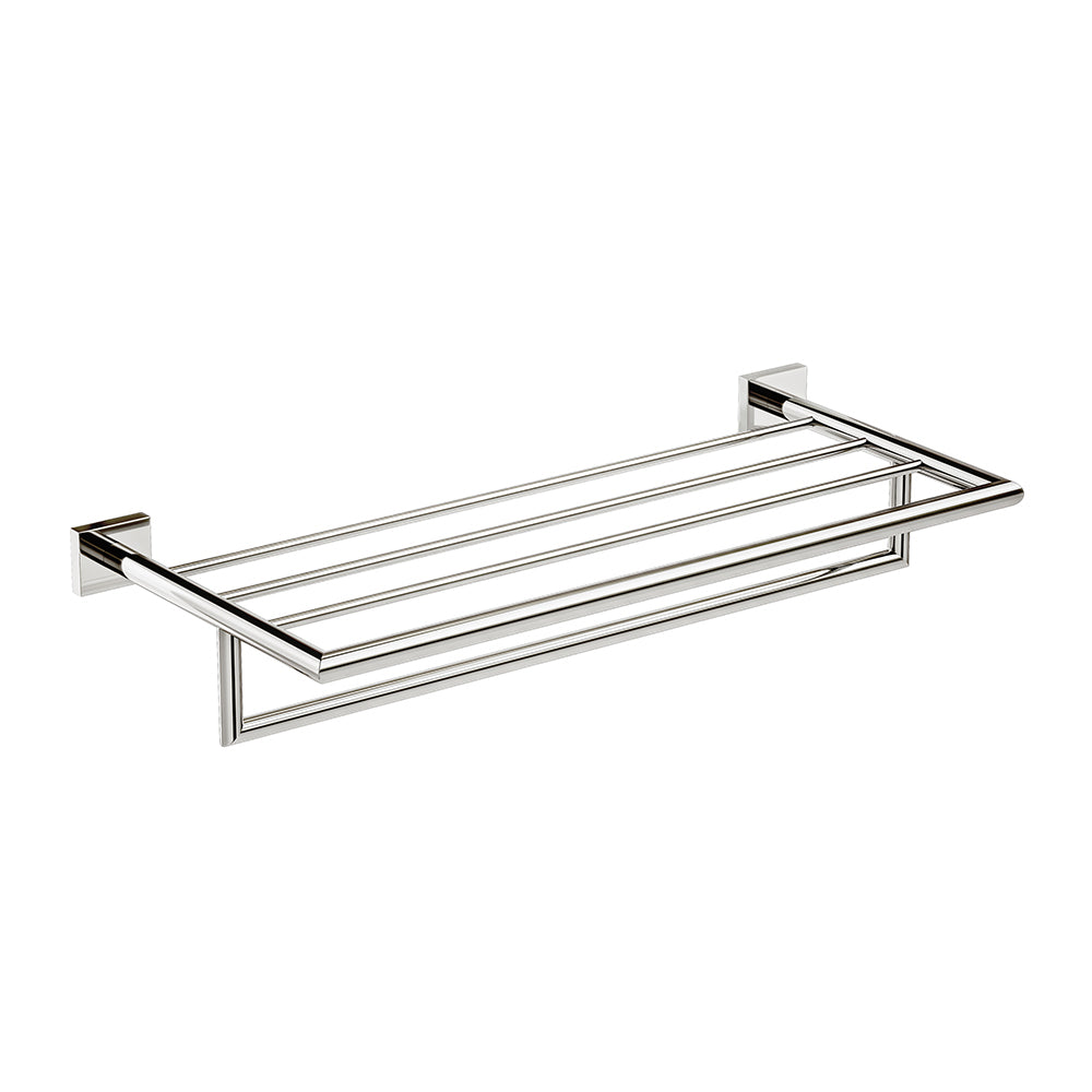 Crater Towel Shelf With Bar