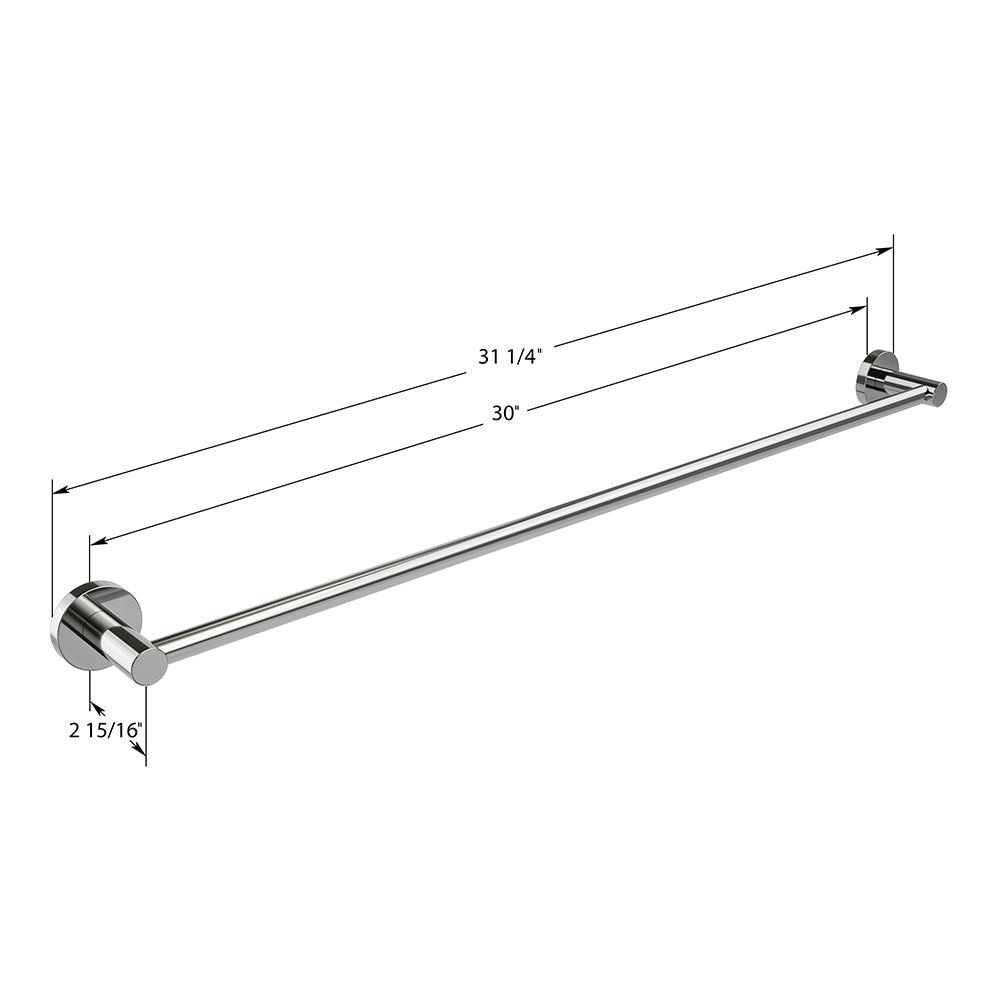 Lava Towel Bar 30″