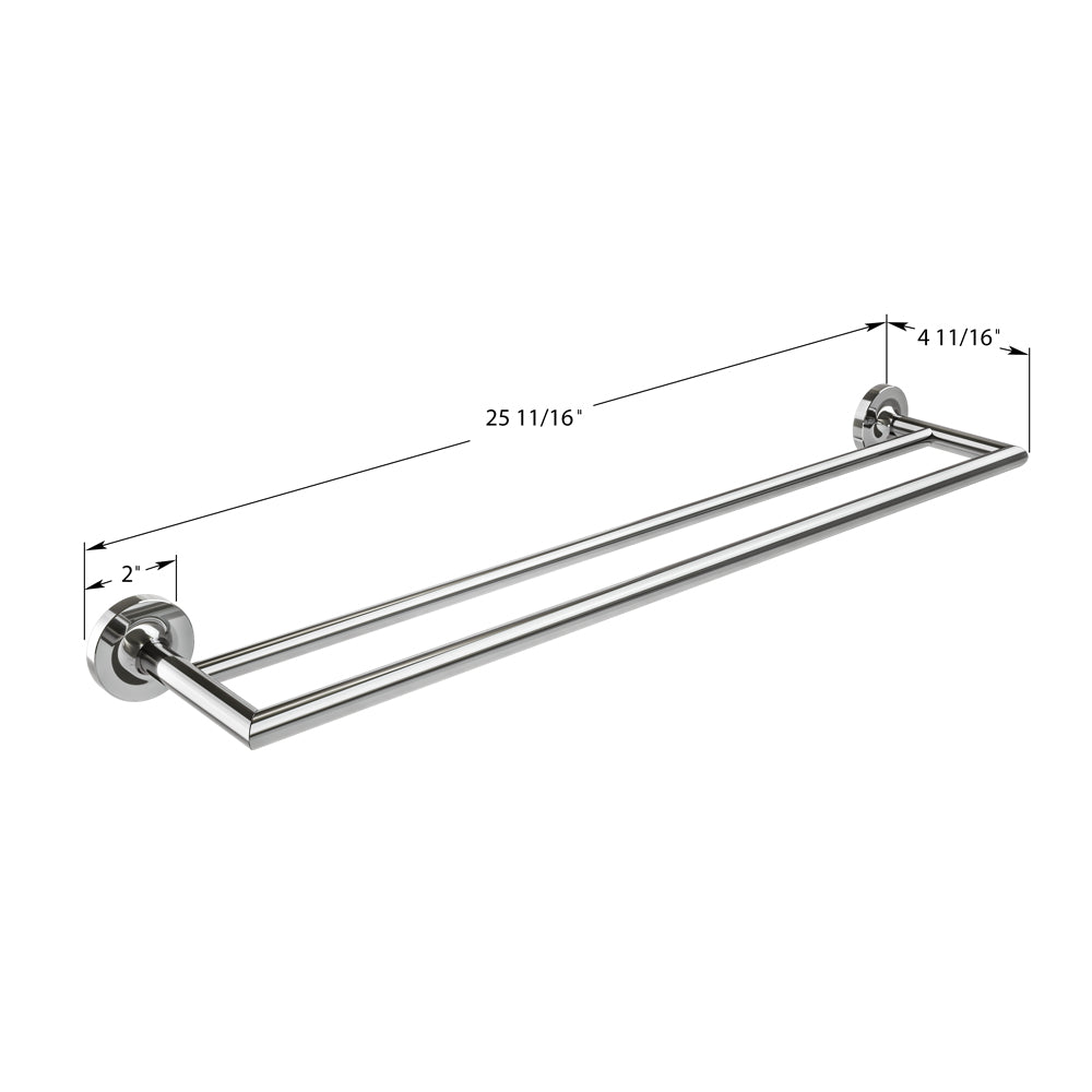 Glow 24″ Double Towel Bar