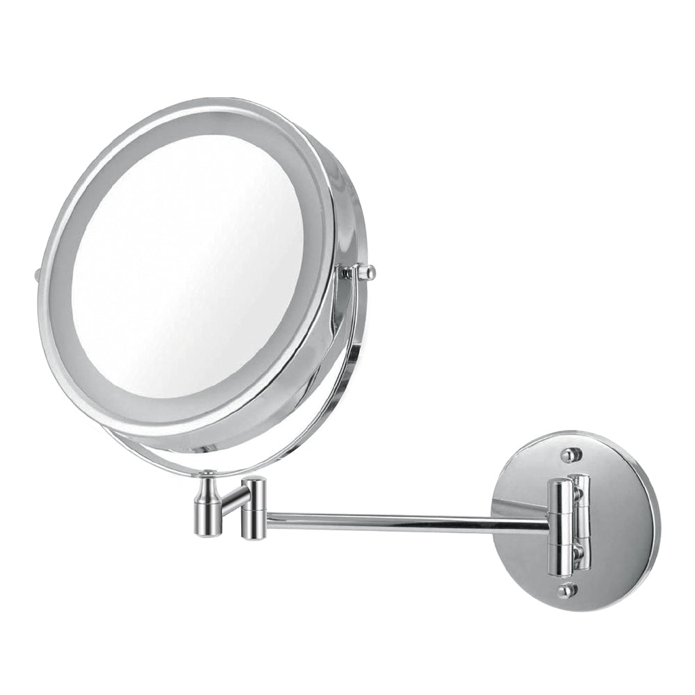8.5″ Double Sided Lighted Wall Mounted Mirror Zoom 5x