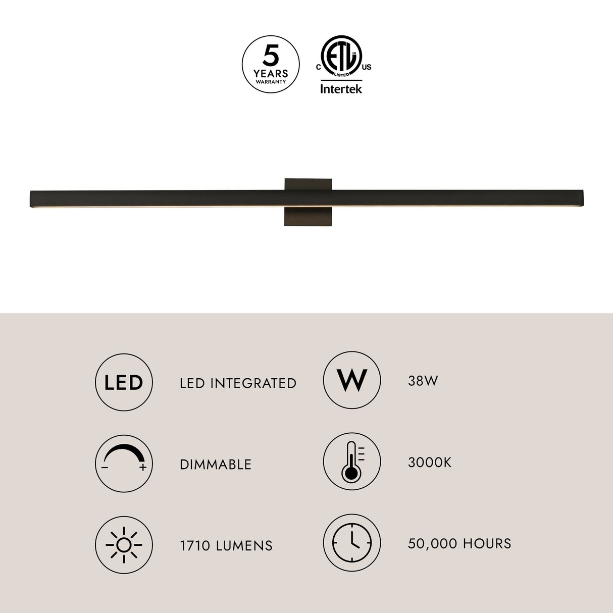 Kuzco Vera 53-in Vanity Light