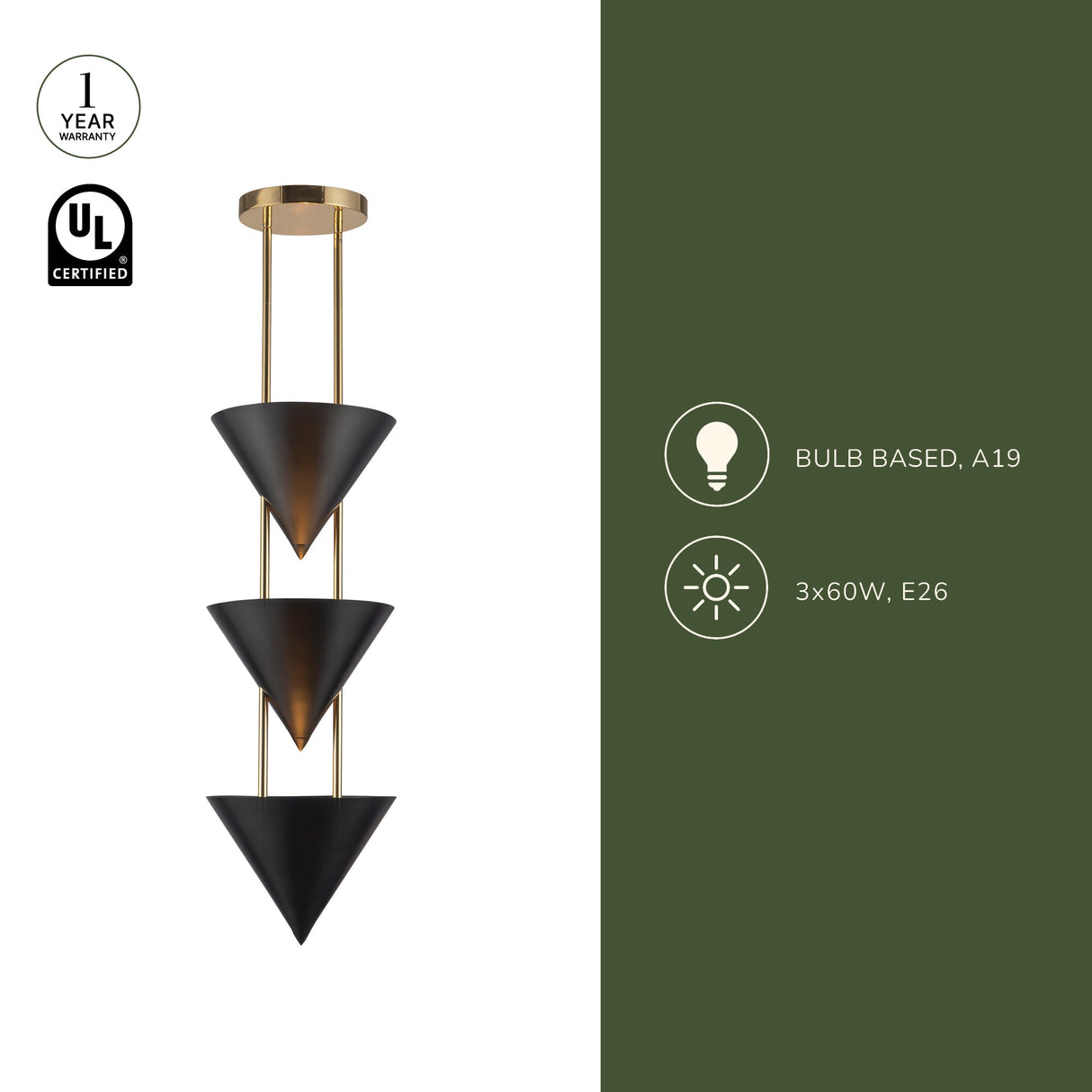 Alora Versus 28-in Pendant