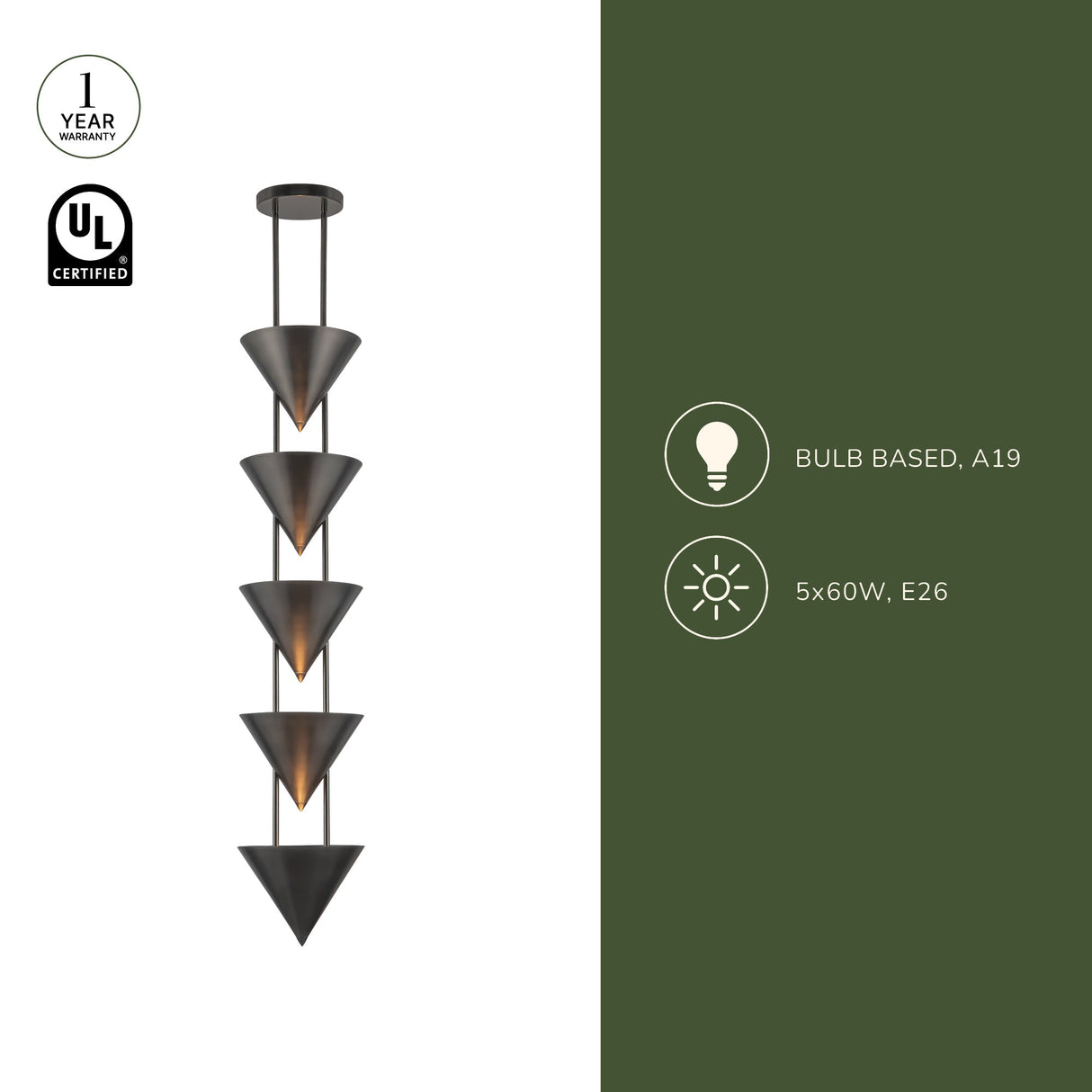 Alora Versus 48-in Pendant
