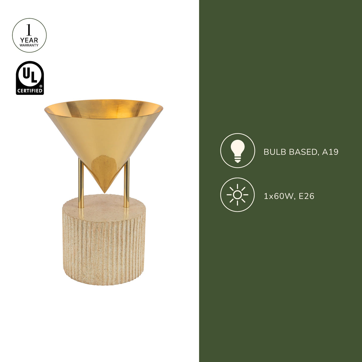 Alora Versus 15-in Table Lamp