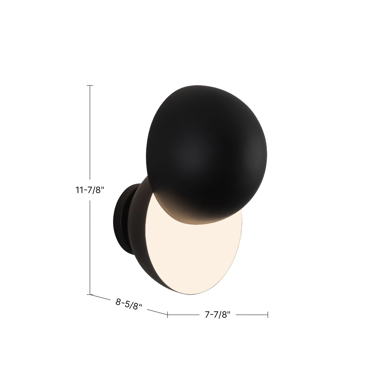 Kuzco Void 12-in Wall Sconce