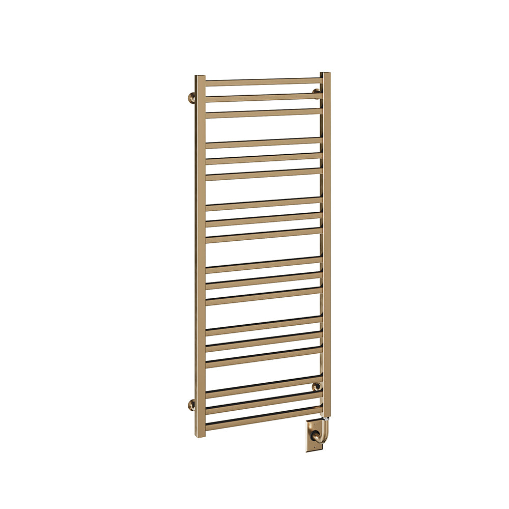 19.5"x47.5" Tuzio Avento Towel Warmer in Brushed Bronze / Electric Hardwired
