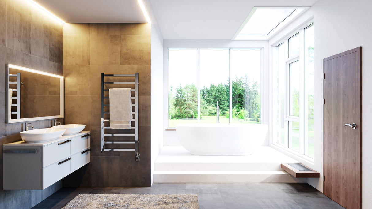 19.5"x50.5" Tuzio Milano Towel Warmer