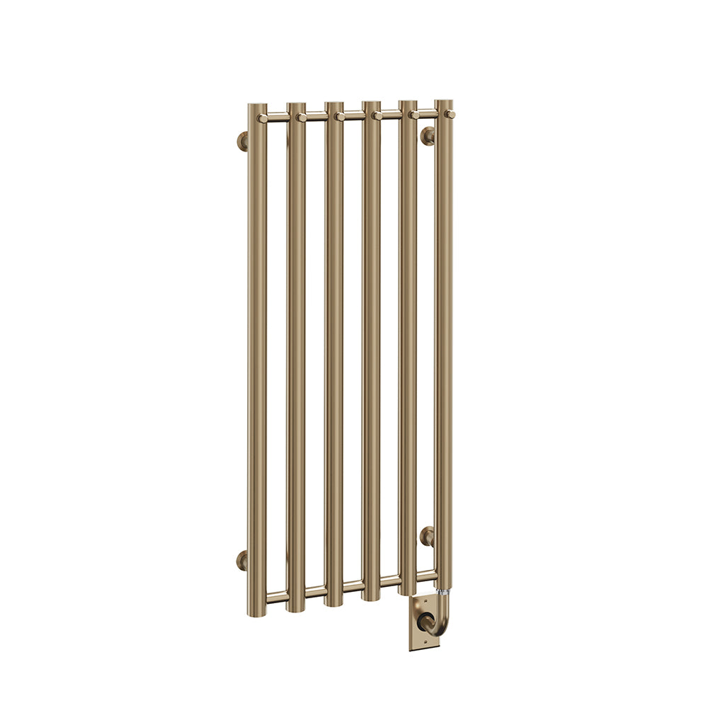 16.5"x37.5" Tuzio Rosendal Towel Warmer in Brushed Bronze / Electric Plug-I