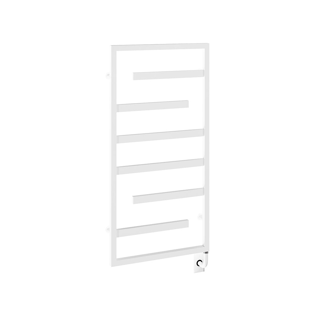 23.5"x47.5" Vasto Towel Warmer in Matte White / Hydronic