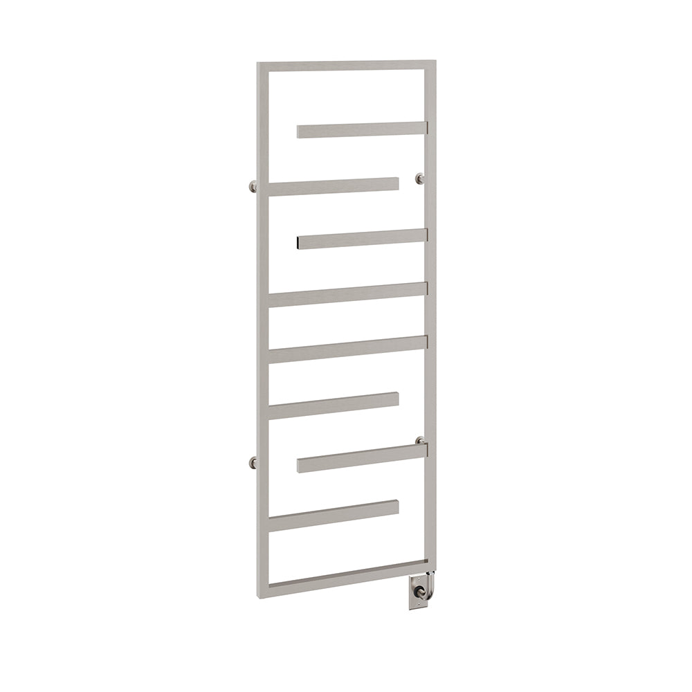 23.5"x64" Vasto Towel Warmer in Brushed Nickel / Hydronic