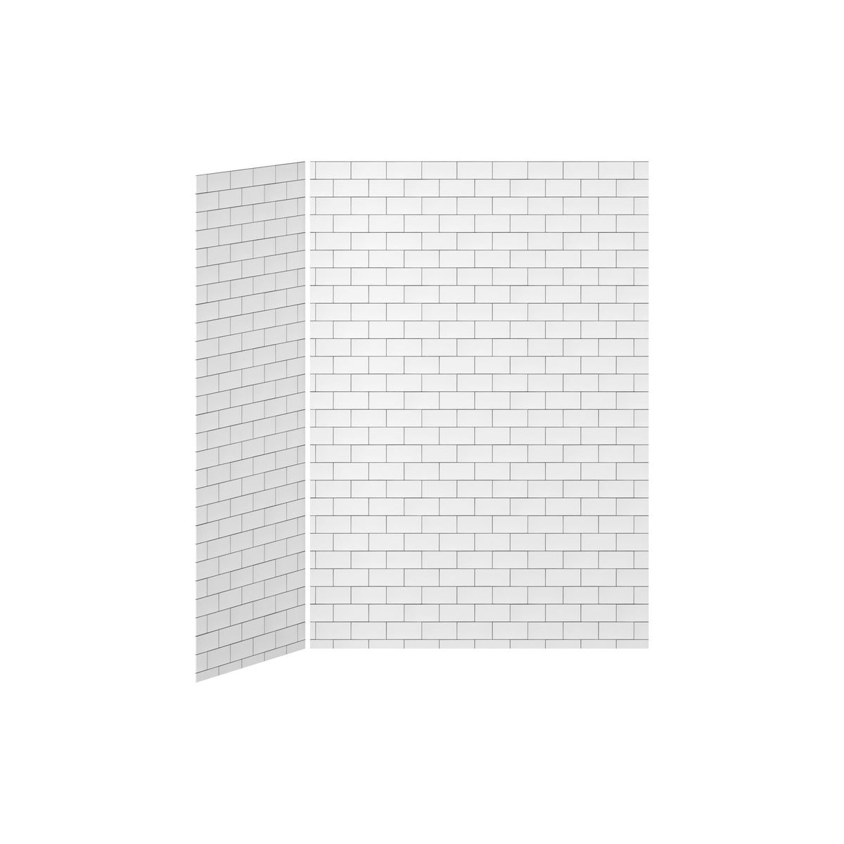 Kalia 60x32 2-Panel Corner Shower Wall Kit WA2005 - image 3