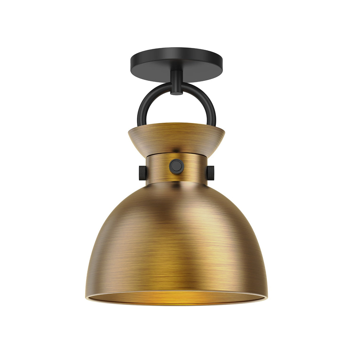 Alora Mood Waldo 9-in Semi-Flush Mount