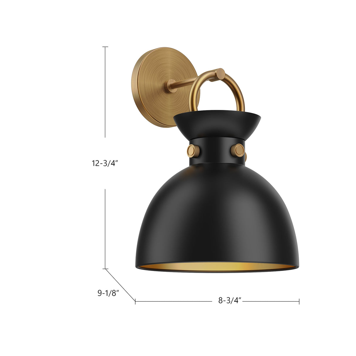 Alora Mood Waldo 9-in Wall/Vanity Light