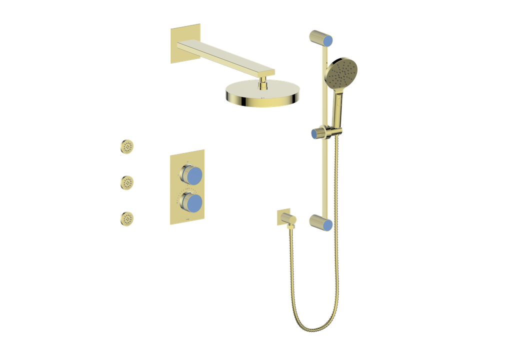 MOND 3-WAY TH SHOWER KIT WITH BODY JETS