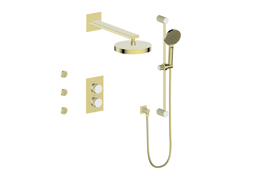 MOND 3-WAY TH SHOWER KIT WITH BODY JETS