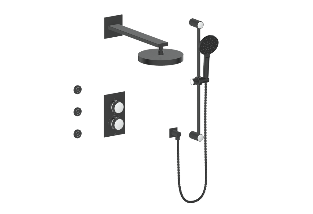 MOND 3-WAY TH SHOWER KIT WITH BODY JETS