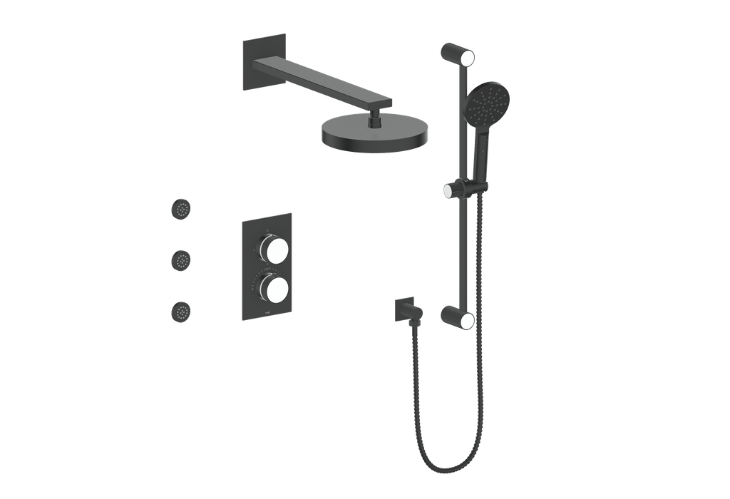 MOND 3-WAY TH SHOWER KIT WITH BODY JETS