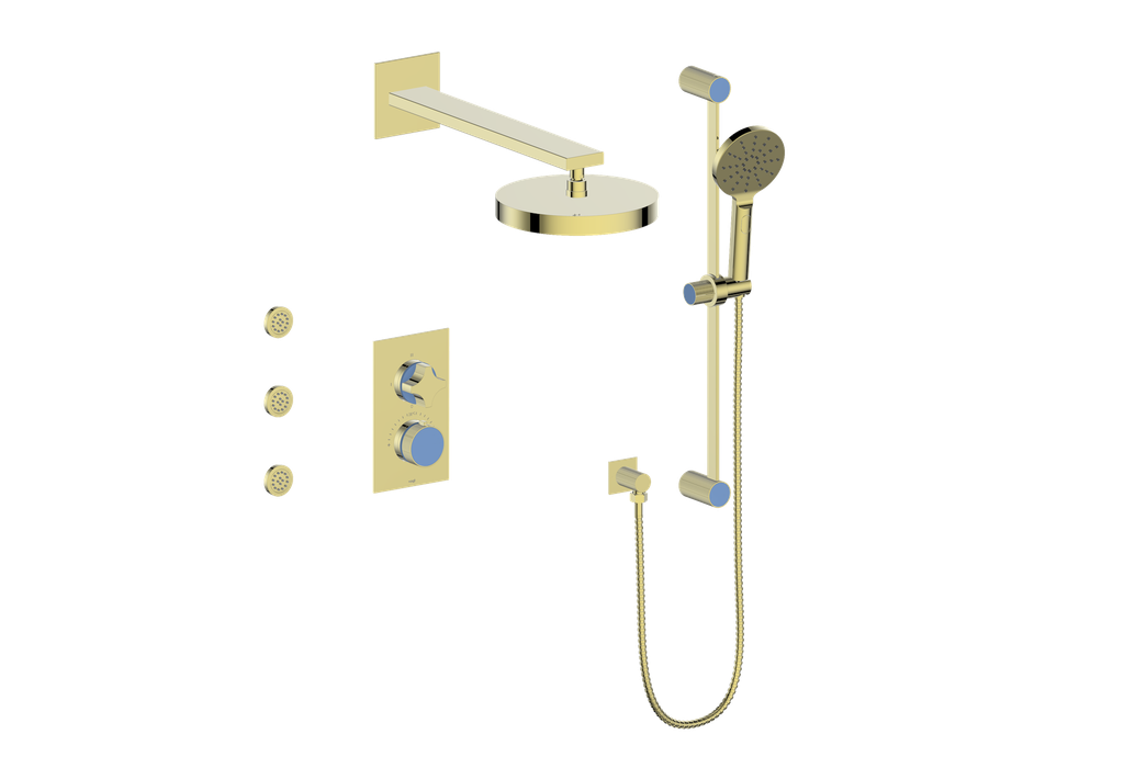 MOND 3-WAY TH SHOWER KIT WITH BODY JETS