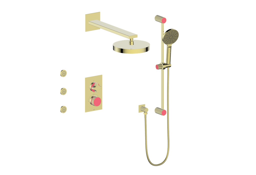 MOND 3-WAY TH SHOWER KIT WITH BODY JETS