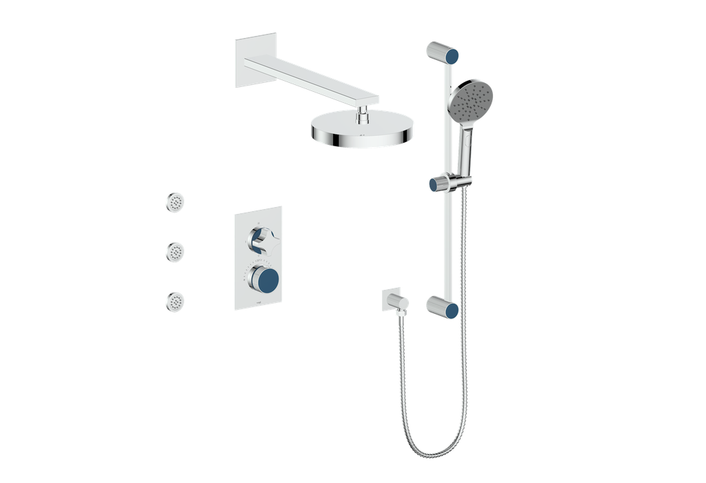 MOND 3-WAY TH SHOWER KIT WITH BODY JETS