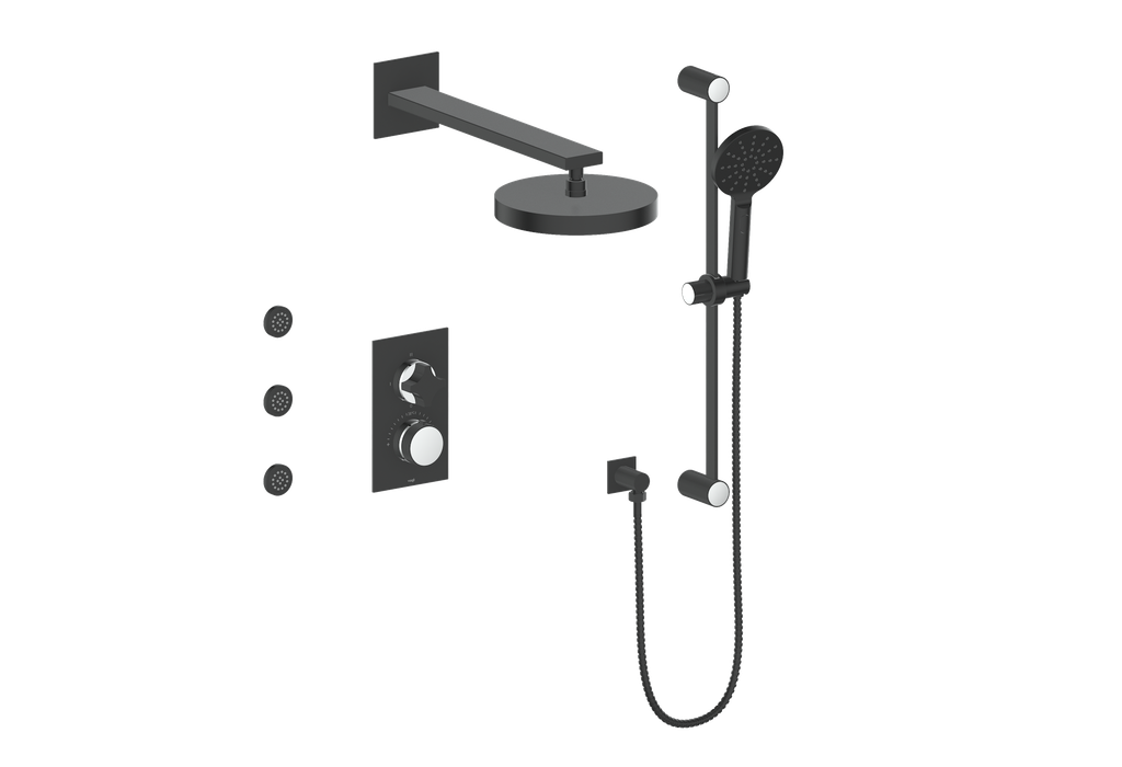 MOND 3-WAY TH SHOWER KIT WITH BODY JETS