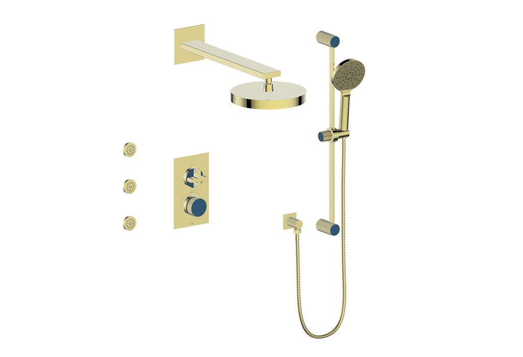 MOND 3-WAY TH SHOWER KIT WITH BODY JETS