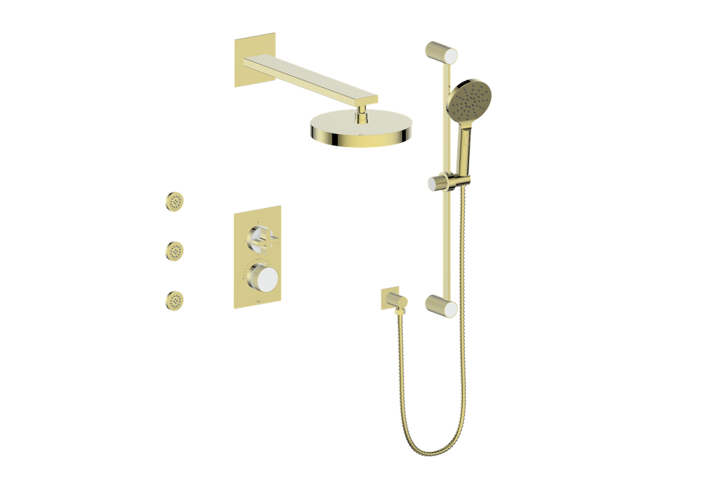 MOND 3-WAY TH SHOWER KIT WITH BODY JETS