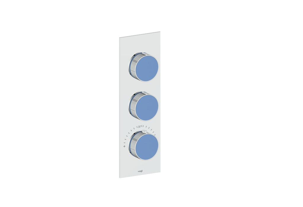 MOND TRIM FOR 3/4" HIGH-FLOW TH VALVE WITH 2 VOLUME CONTROLS