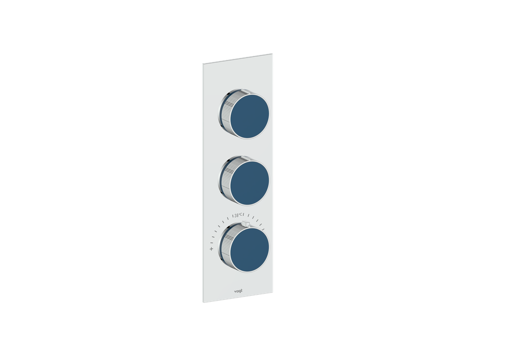 MOND TRIM FOR 3/4" HIGH-FLOW TH VALVE WITH 2 VOLUME CONTROLS