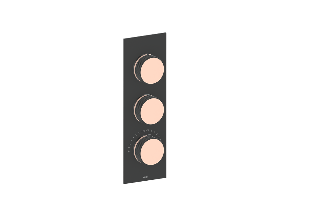 MOND TRIM FOR 3/4" HIGH-FLOW TH VALVE WITH 2 VOLUME CONTROLS