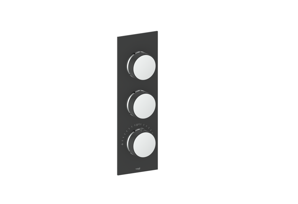 MOND TRIM FOR 3/4" HIGH-FLOW TH VALVE WITH 2 VOLUME CONTROLS