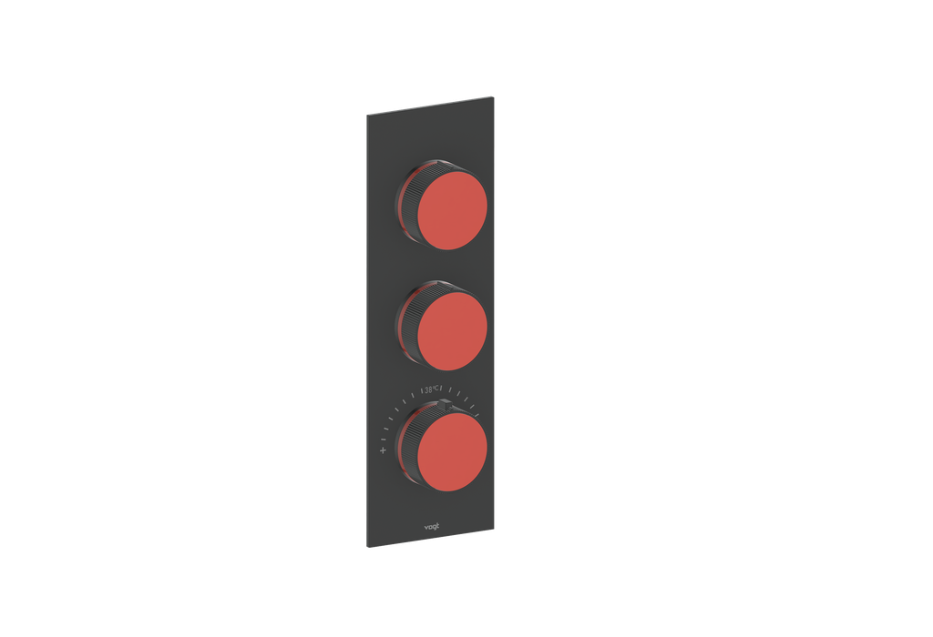 MOND TRIM FOR 3/4" HIGH-FLOW TH VALVE WITH 2 VOLUME CONTROLS