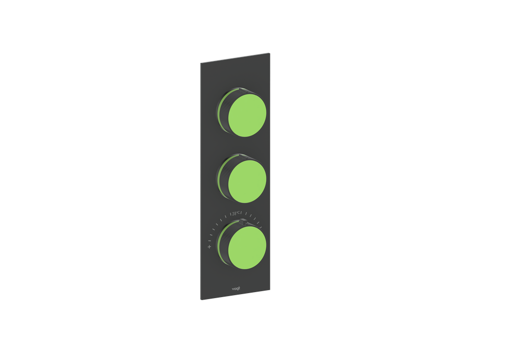 MOND TRIM FOR 3/4" HIGH-FLOW TH VALVE WITH 2 VOLUME CONTROLS