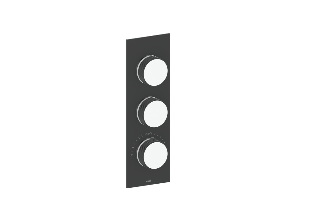 MOND TRIM FOR 3/4" HIGH-FLOW TH VALVE WITH 2 VOLUME CONTROLS