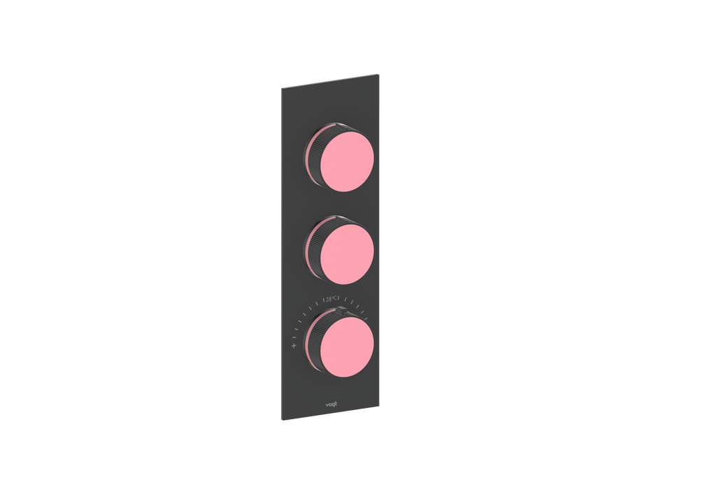 MOND TRIM FOR 3/4" HIGH-FLOW TH VALVE WITH 2 VOLUME CONTROLS