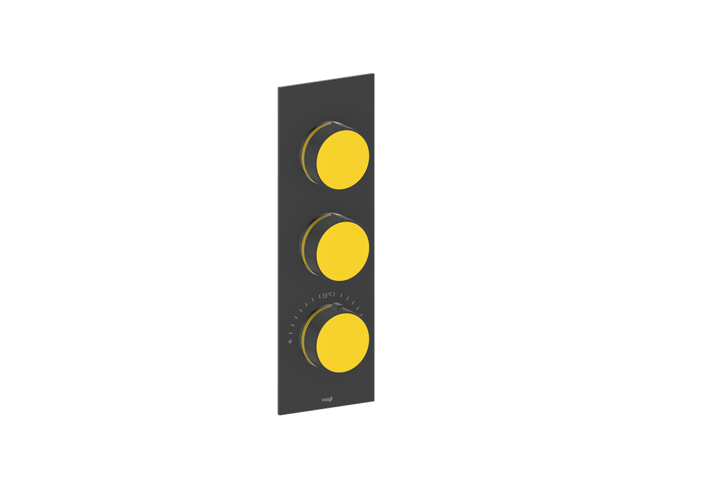 MOND TRIM FOR 3/4" HIGH-FLOW TH VALVE WITH 2 VOLUME CONTROLS